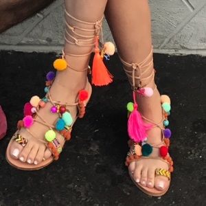ELINA LINARDAKI- Handmade bohemian sandals
